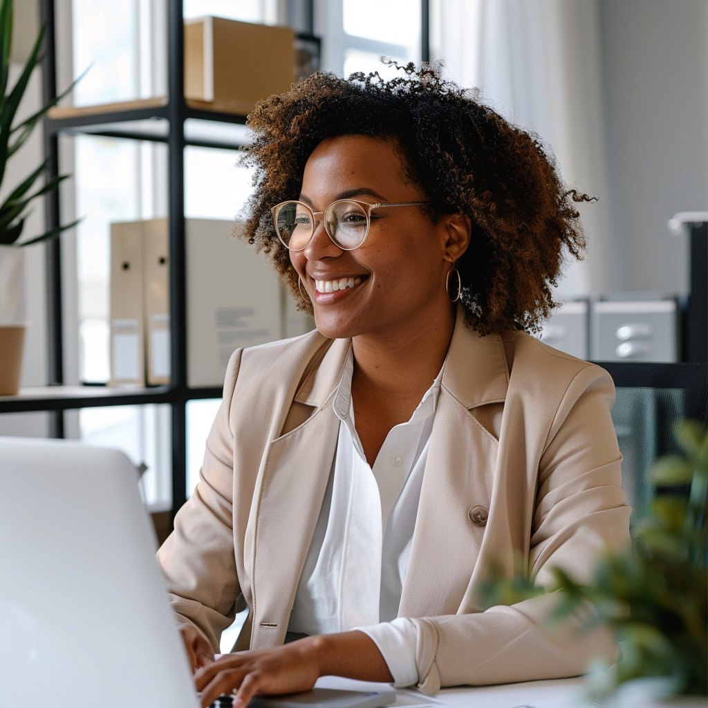 Consultant Speaking to a Client on a Video Call